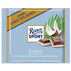 Ritter Sport Kokos 100g - MHD 03.10.2025