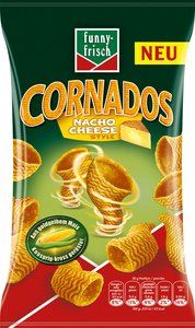 funny-frisch Cornados Nacho Cheese Style 80g - MHD 14.07.2025