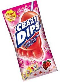Chupa Chups Crazy Dips Strawberry 14g