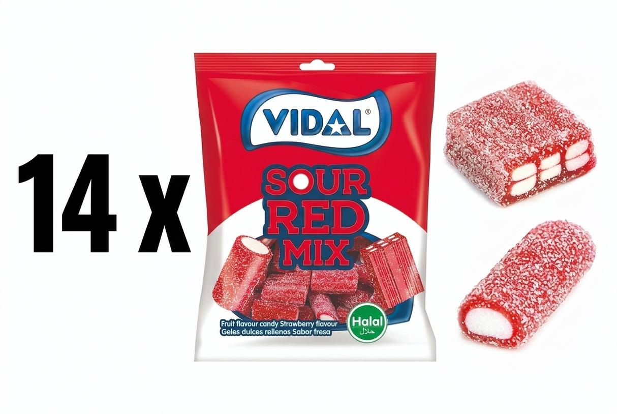 Vidal HALAL sauer Red Mix 90g
