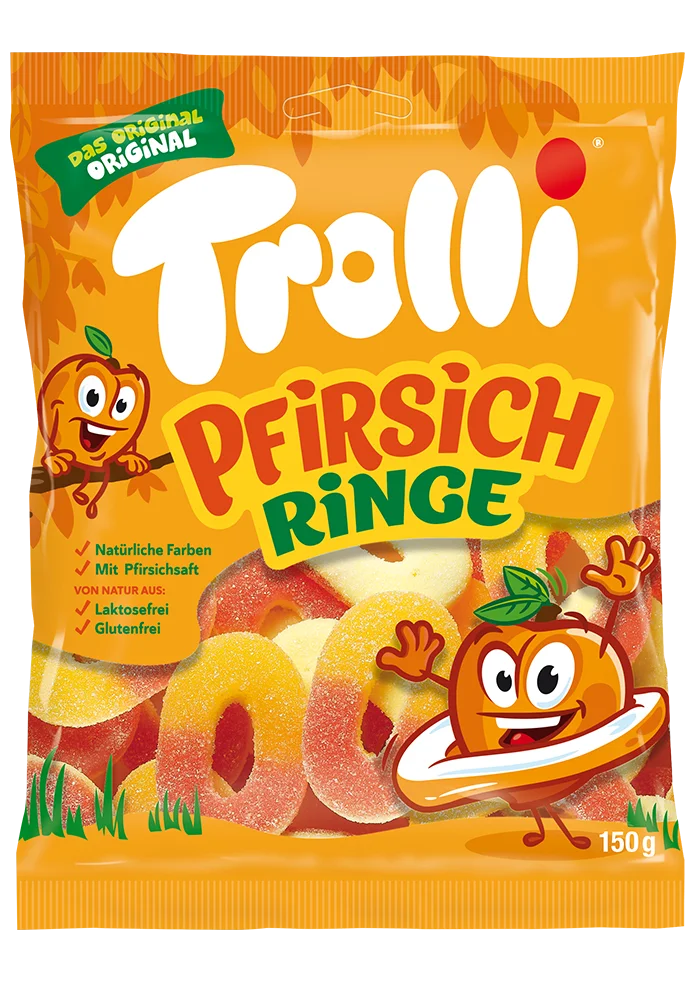Trolli Pfirsichringe 150g