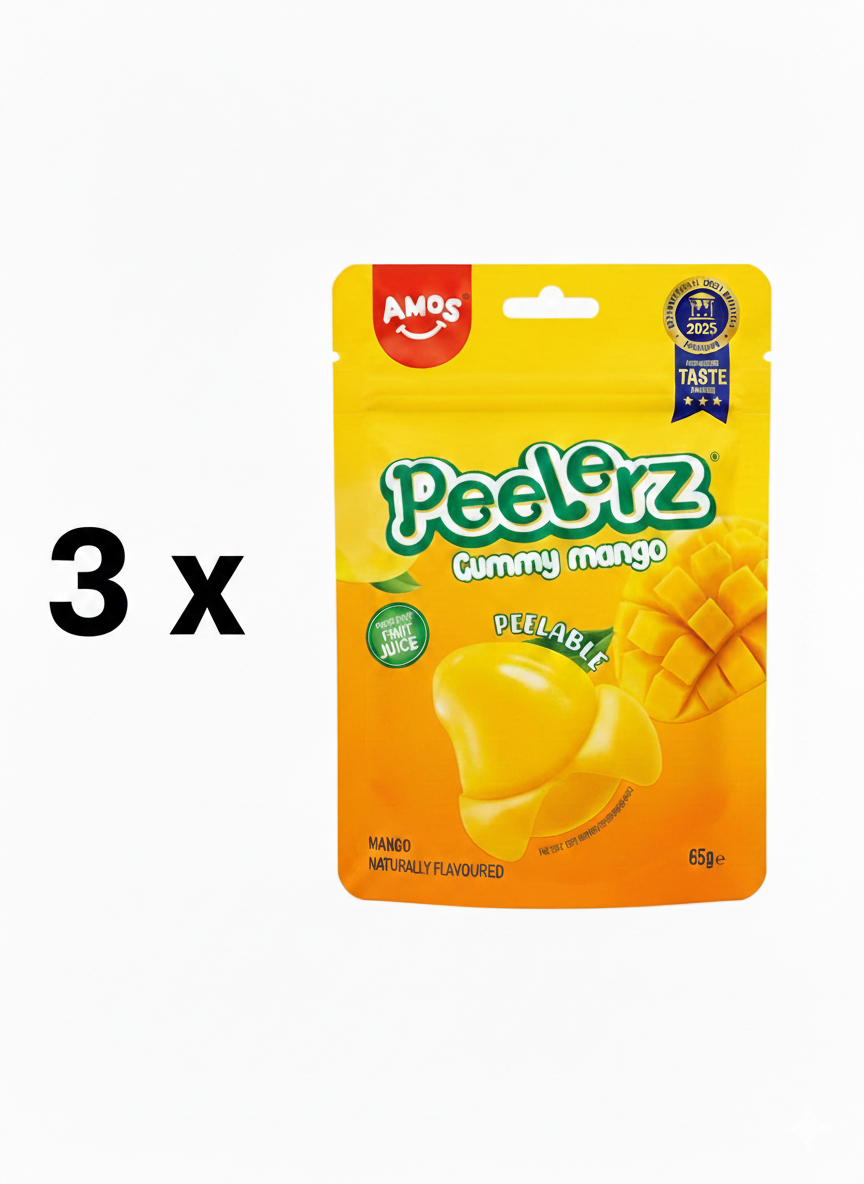 Amos Mango Peelable Gummy 65g