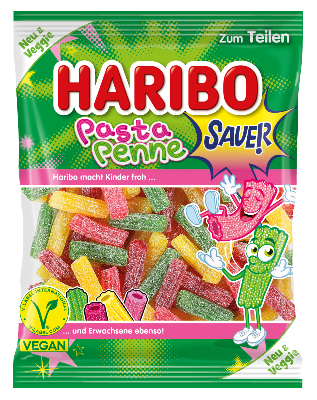Haribo Pasta Penne Sauer Vegan 160g