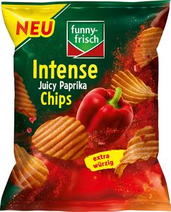 funny-frisch Intense Chips Juicy Paprika 110g
