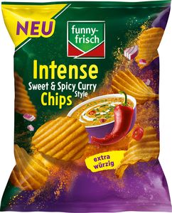 funny-frisch Intense Chips Sweet&Spicy Curry 110g