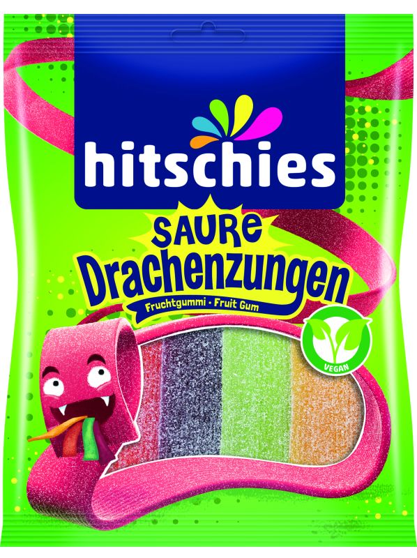 hitschies saure bunte Drachenzungen 125g