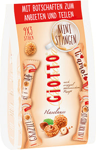 Giotto Haselnuss Mini Stangen 116g