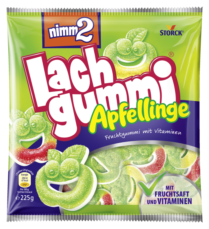 nimm2 Lachgummi Apfellinge 225 g