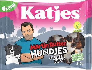 Katjes Martin Rütter Hundjes Lakritz 210g