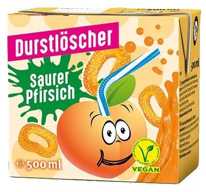 Durstlöscher Saurer Pfirsich 500ml - MHD 20.08.2025