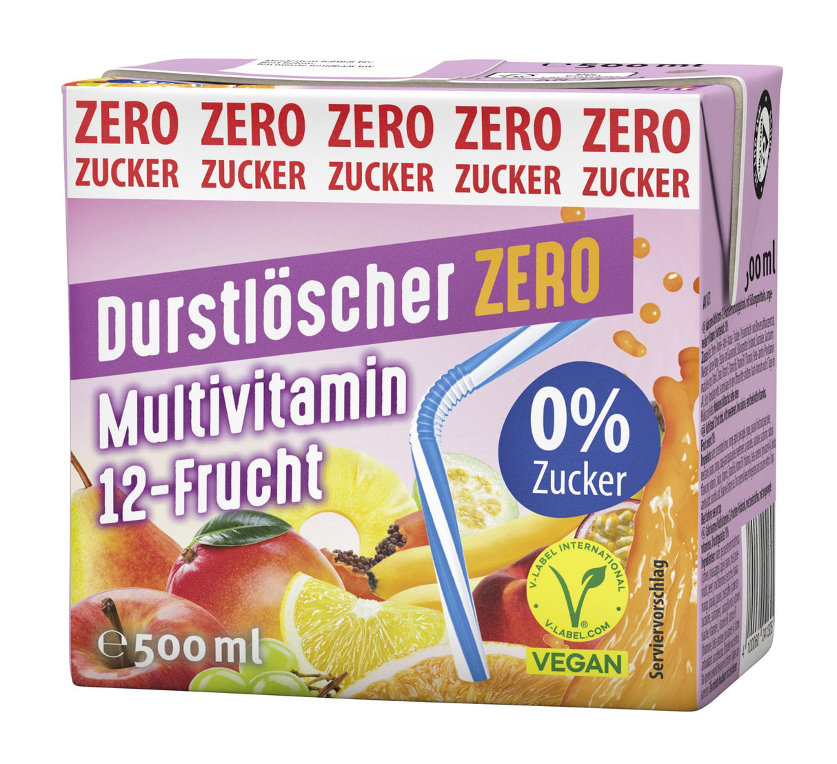 Durstlöscher Multivitamin Zero 500ml