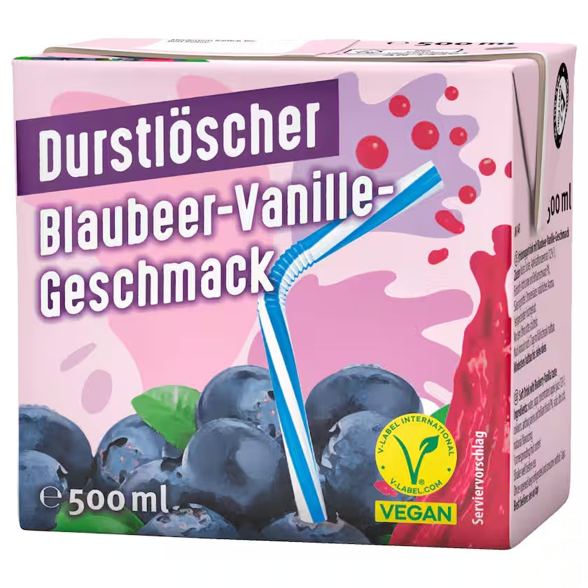 Durstlöscher Blaubeer-Vanille 500ml