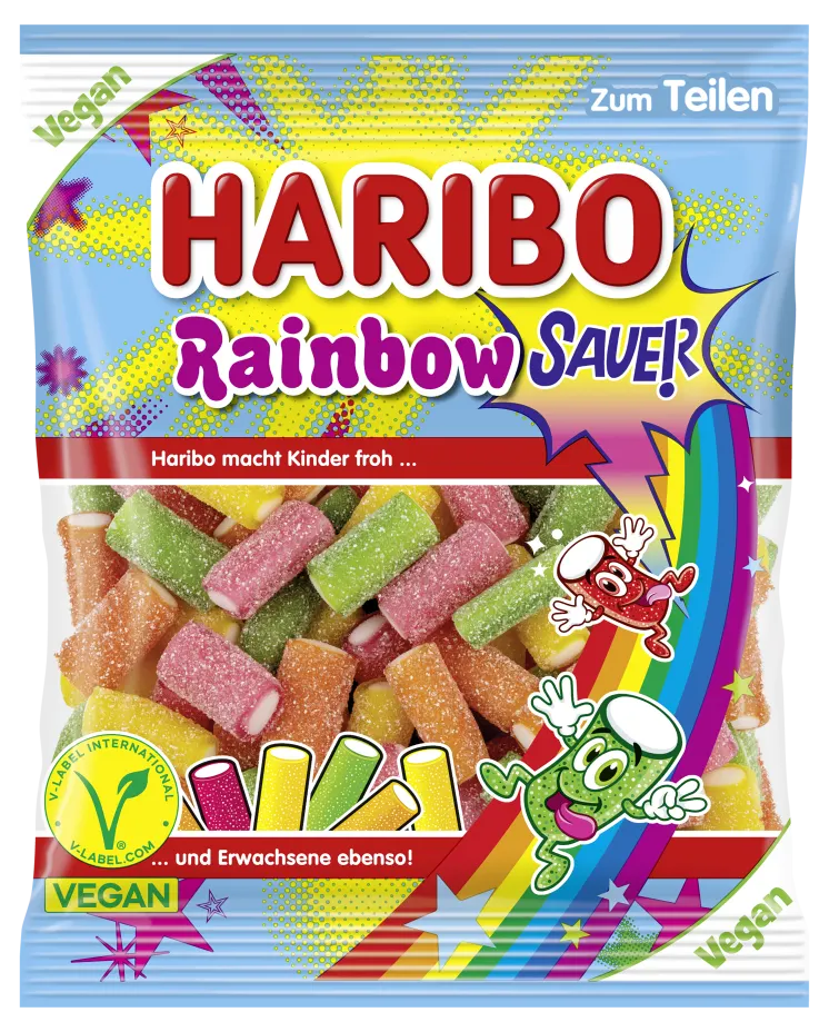 Haribo Rainbow Fizz Vegan 160g