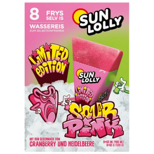 Sun Lolly Wassereis Sour Pink Limited Edition 8 x 60 ml