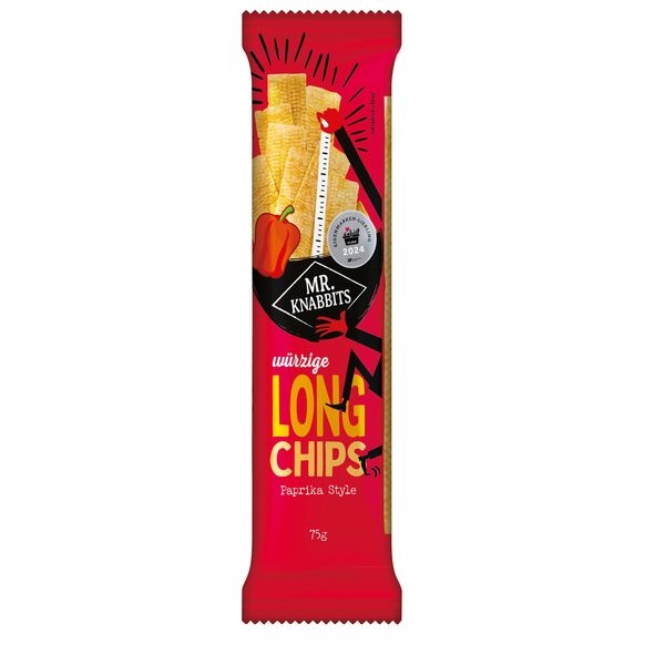 Mr.Knabbits Long Chips Paprika 75g