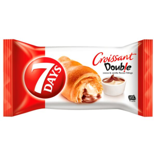 7DAYS Double Croissant mit Kakao-Vanille