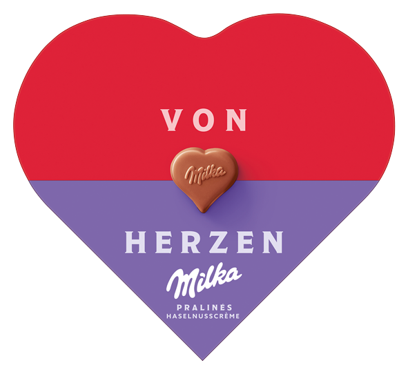 Milka I Love Von Herzen 44g