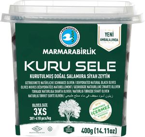 Marmara Birlik Schwarze Sele Oliven 3XS, 400g