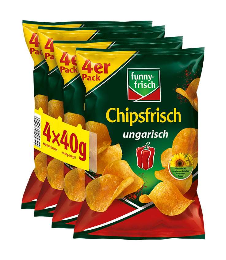 funny-frisch Chipsfrisch ungarisch 4x40g