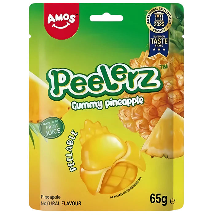 Amos Peelerz Gummy Pineapple 65g