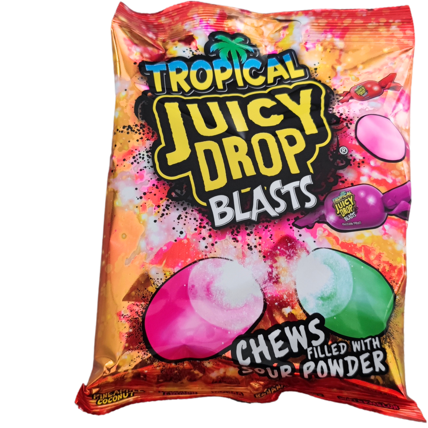 Bazooka Tropical Juicy Drop Blasts 120g