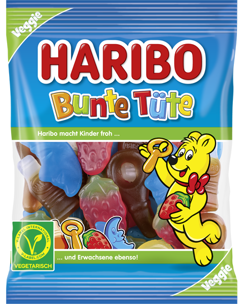 Haribo Bunte Tüte Veggie 100g