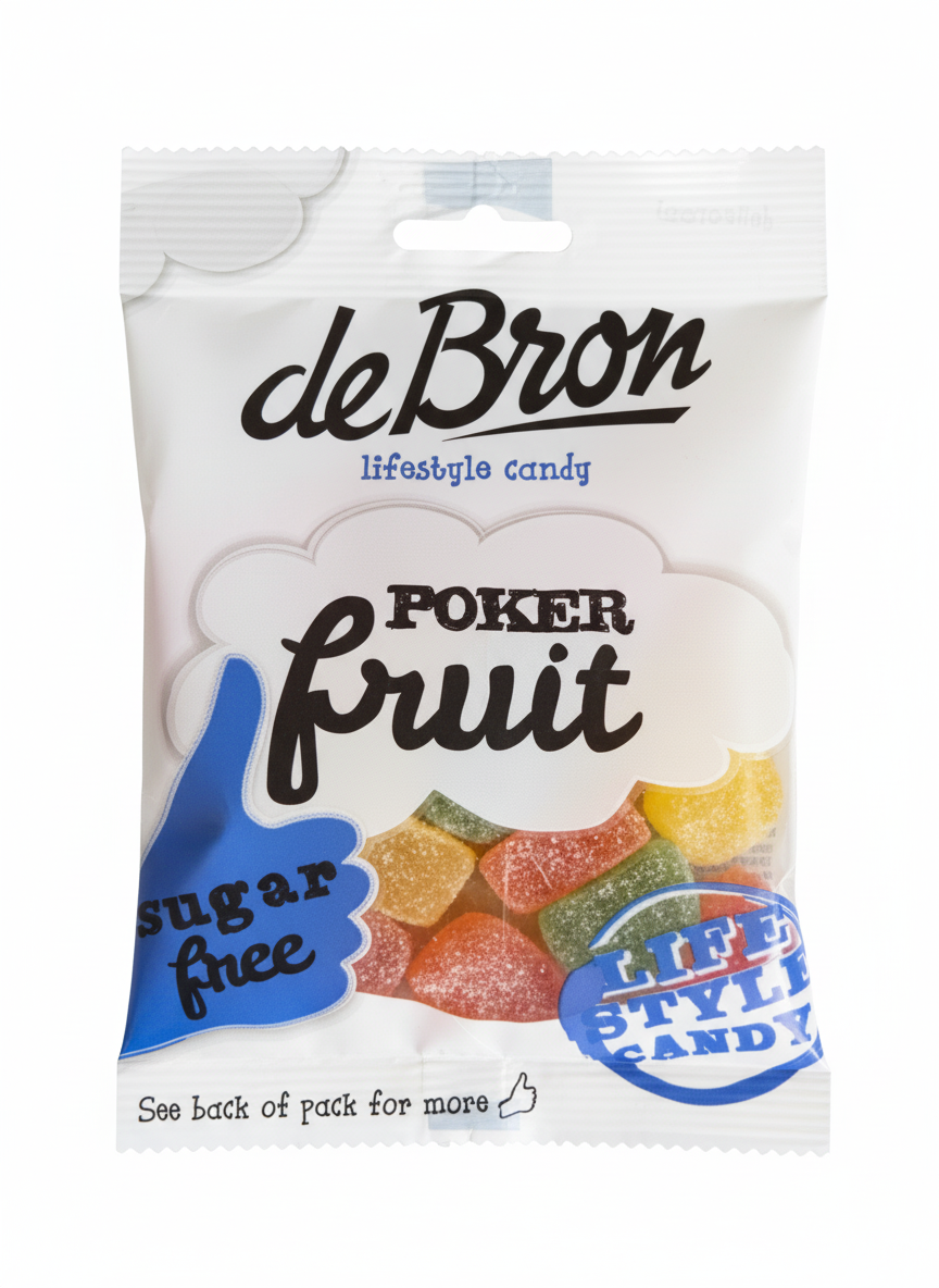 De Bron Pokerfruit Sugarfree 90g