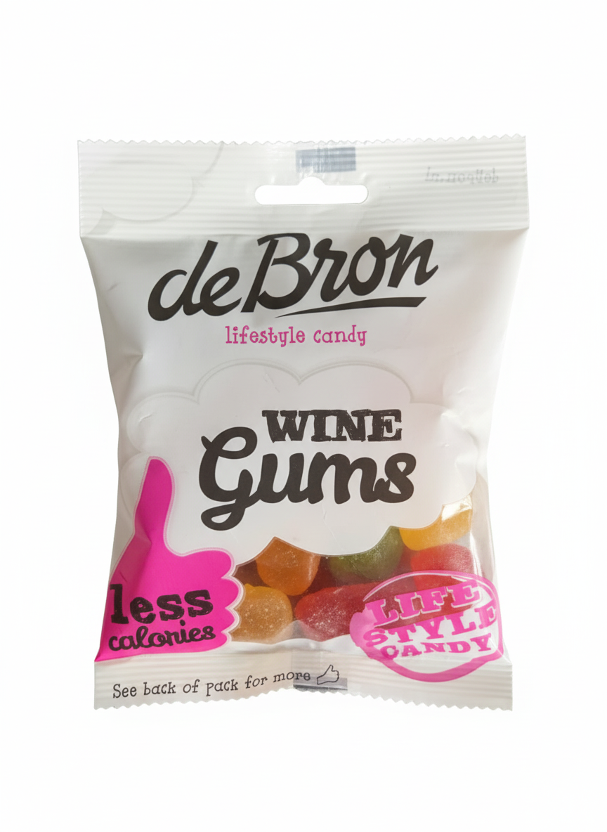 De Bron Winegums Sugarfree 100g