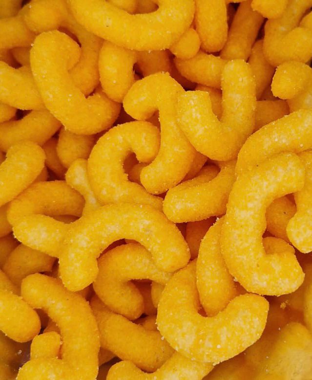 OLW cheez doodles Maisflips plant cheez