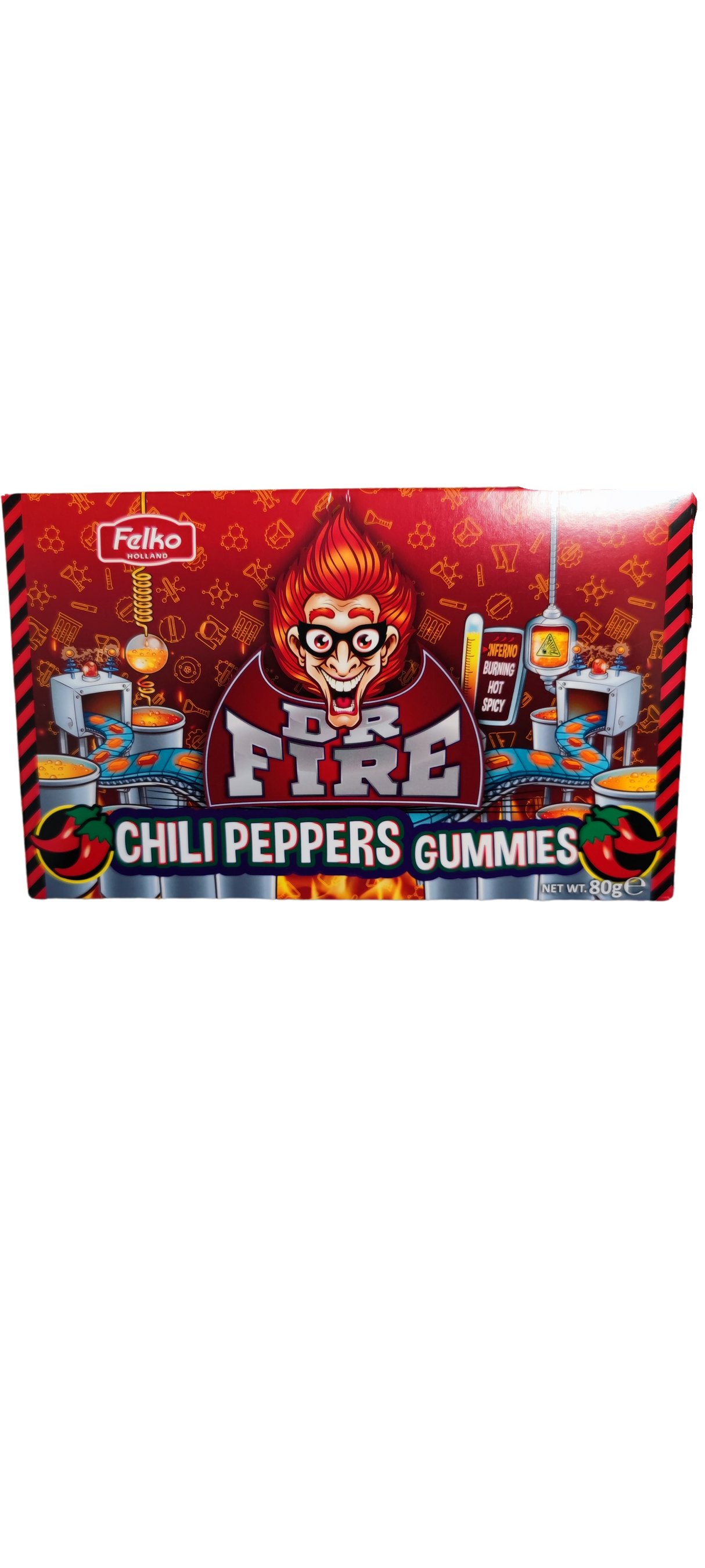 Dr. Fire Chili Pepper Gummies 80g