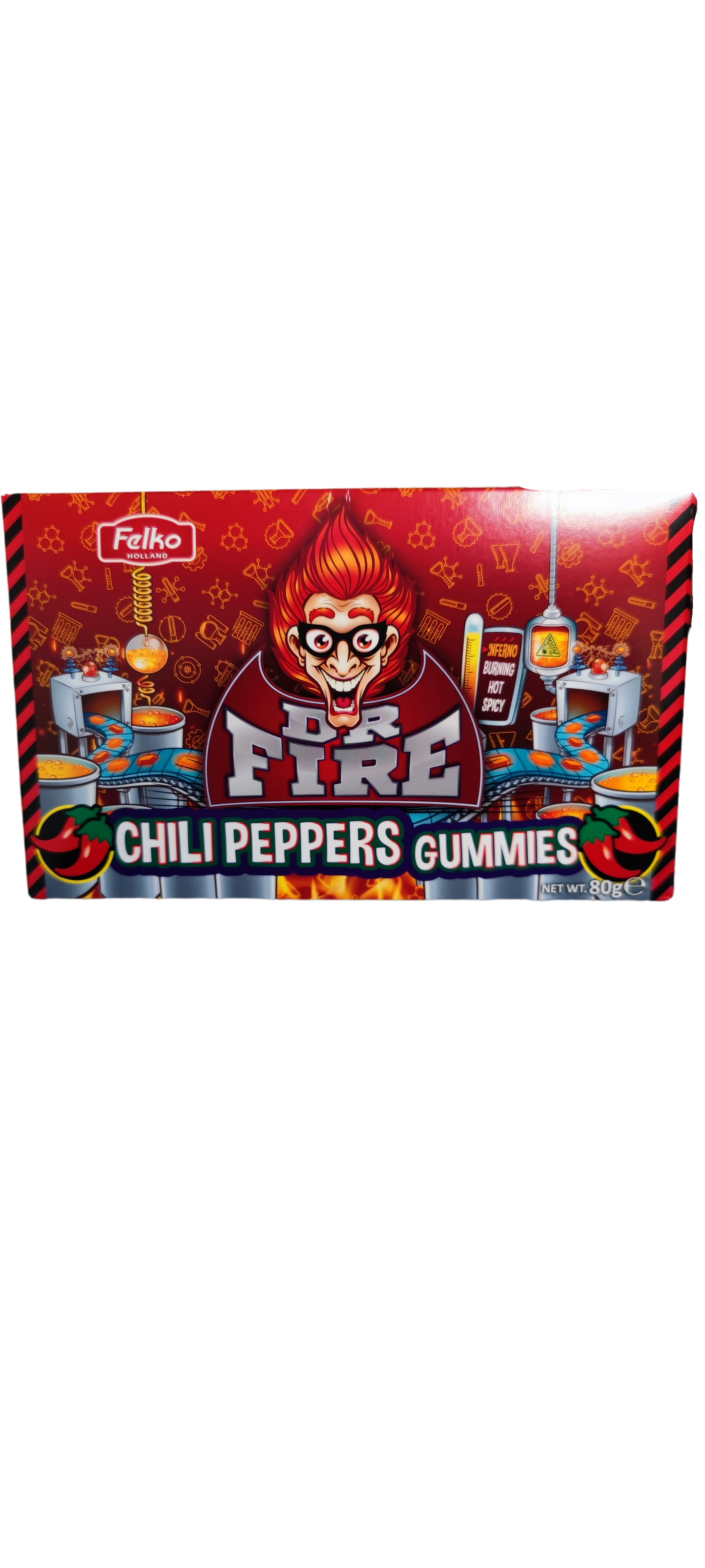 Dr. Fire Chili Pepper Gummies 80g