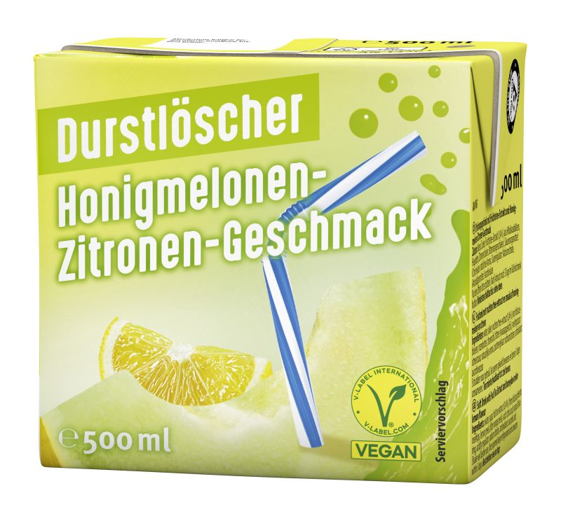 Durstlöscher Honigmelone-Zitrone 500ml
