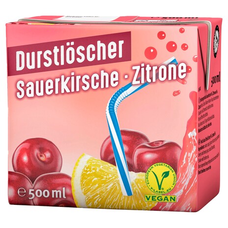Durstlöscher Sauerkirsche-Zitrone 500ml