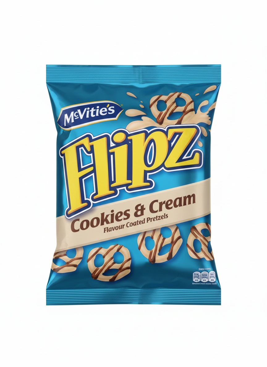 Flipz Cookies & Cream 90g