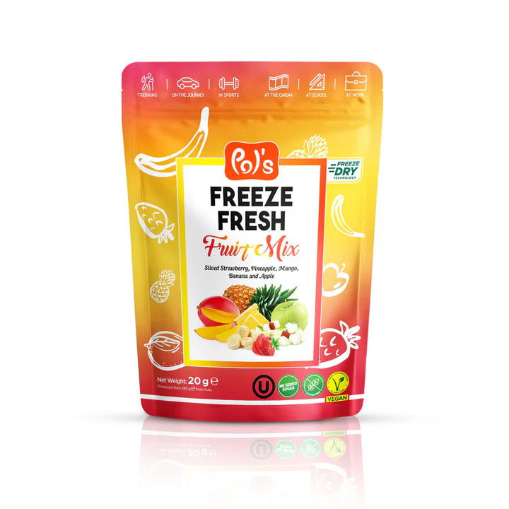 Pol's FREEZE FRESH Gefriergetrocknete Fruchtchips Fruit Mix 20g