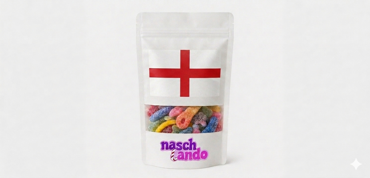 Naschlando Fruchtgummi WM Bag mit Flagge - 100g