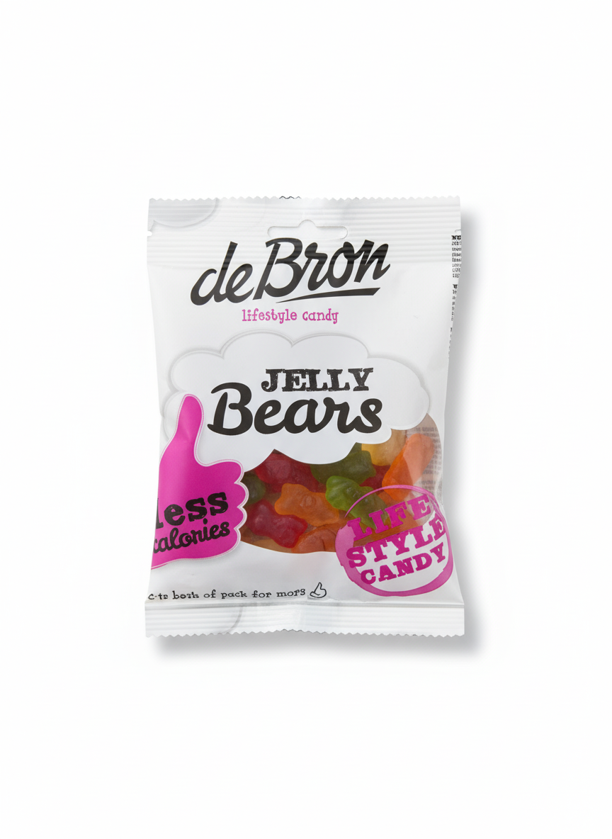 De Bron Jelly Bears Sugarfree 90g