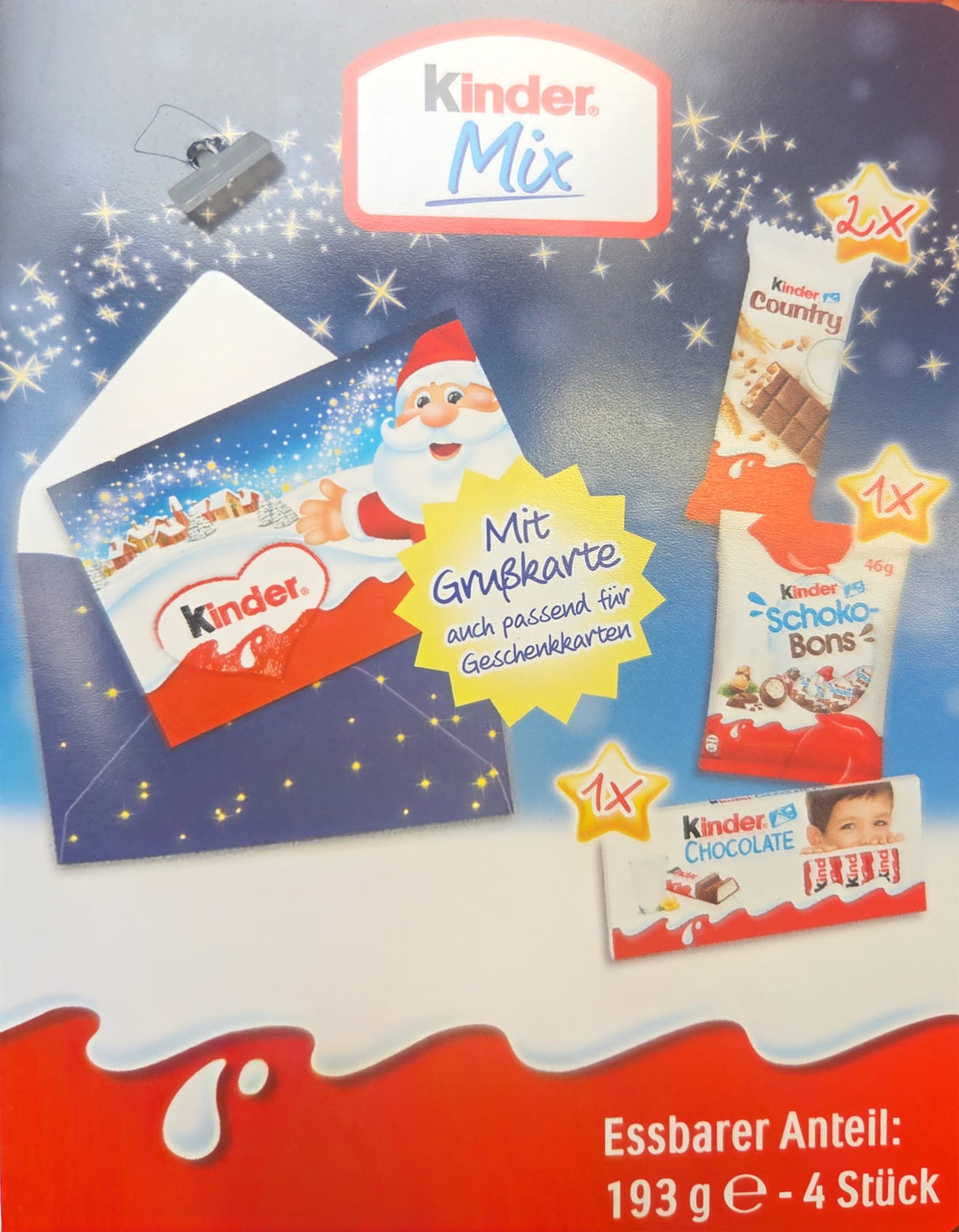 Kinder Mix Geschenktüte 193g