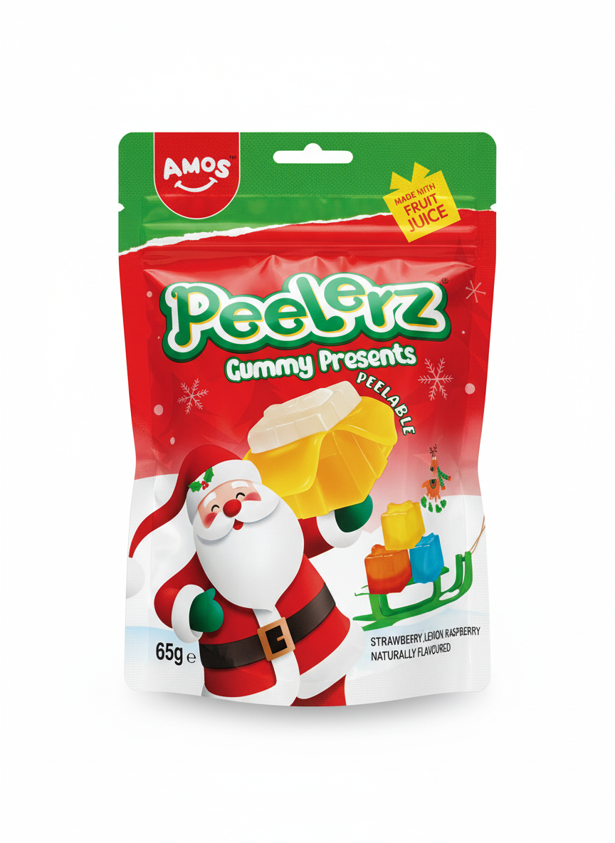 Amos Peelerz Gummy Presents Geschenke 65g