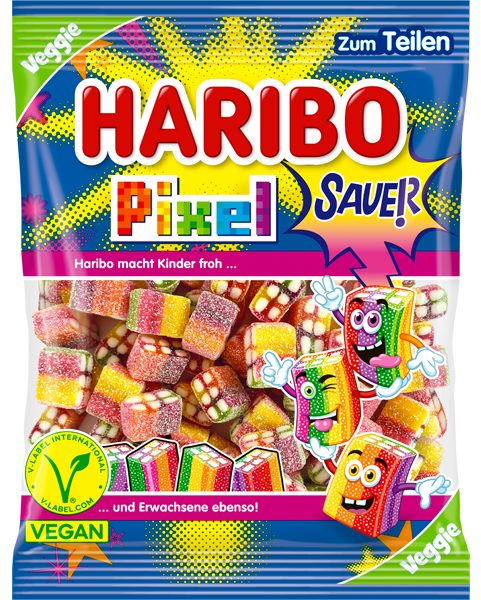 Haribo Rainbow Pixel Vegan 160g