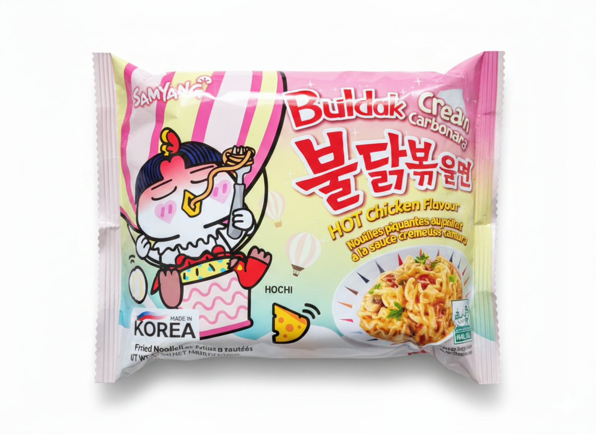 Samyang Buldak Cream Carbonara Hot Chicken Flavor Ramen 140g