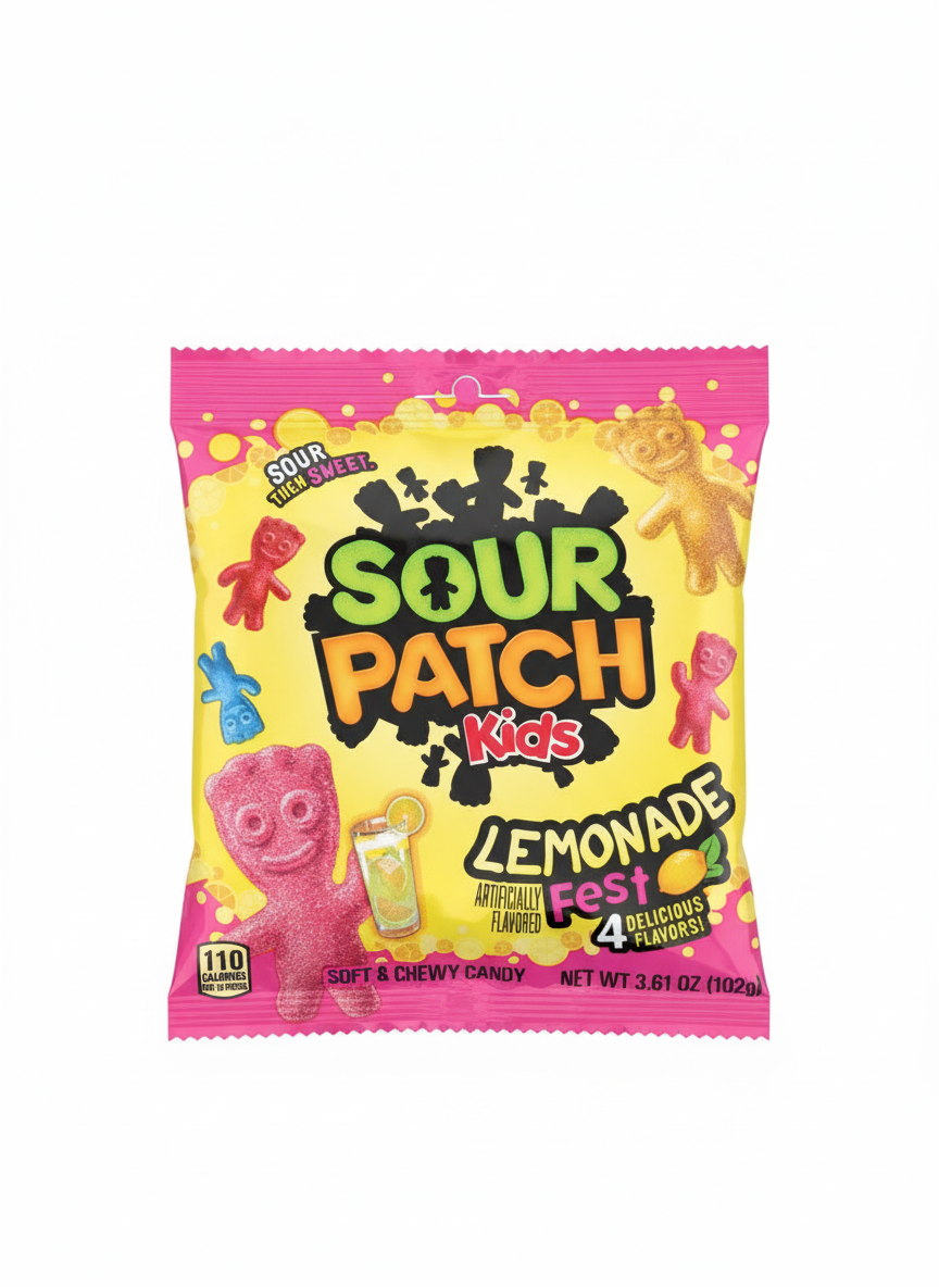 Sour Patch Kids Lemonade Fest 102g - MHD 01.11.2025