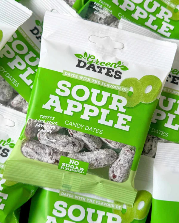 Green Dates Sour Apple 90g