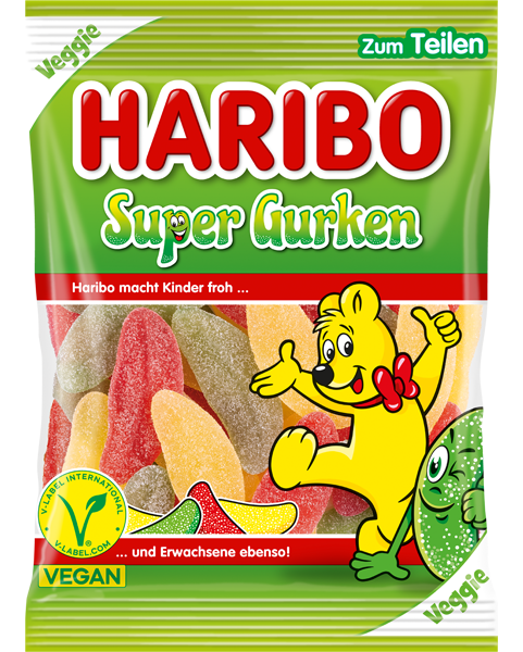 Haribo Super Gurken Vegan 175g