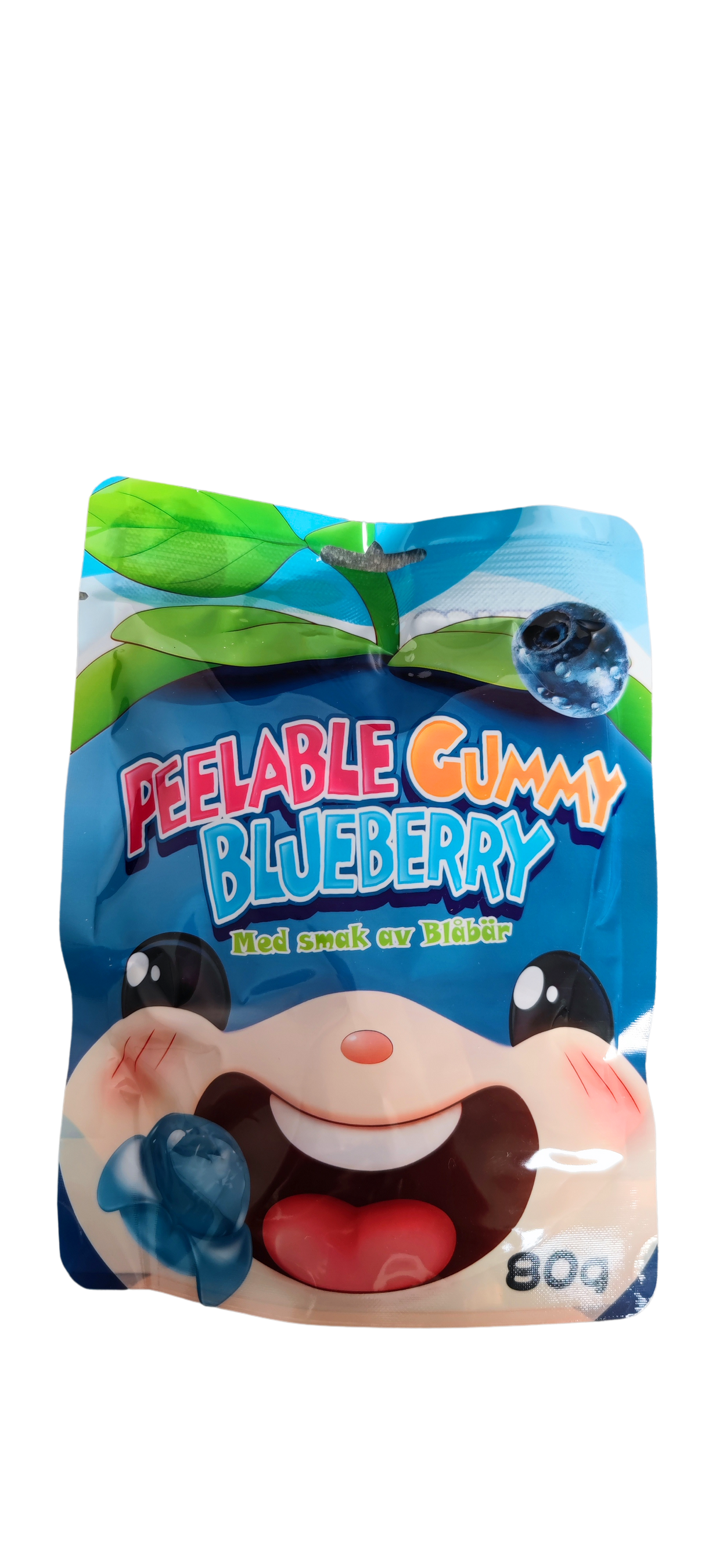 Peelable Gummy Blueberry Syrico 80g
