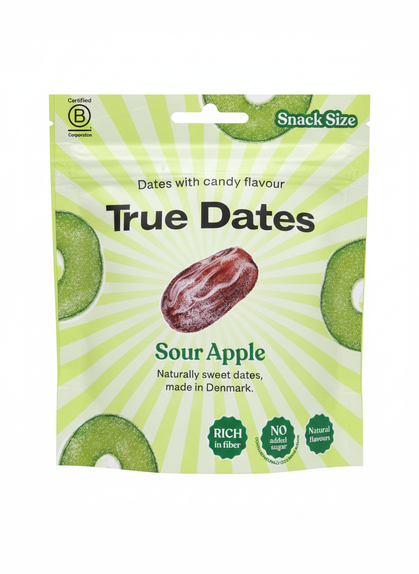 True Dates Sour Apple 70g - Abverkauf/Auslaufartikel