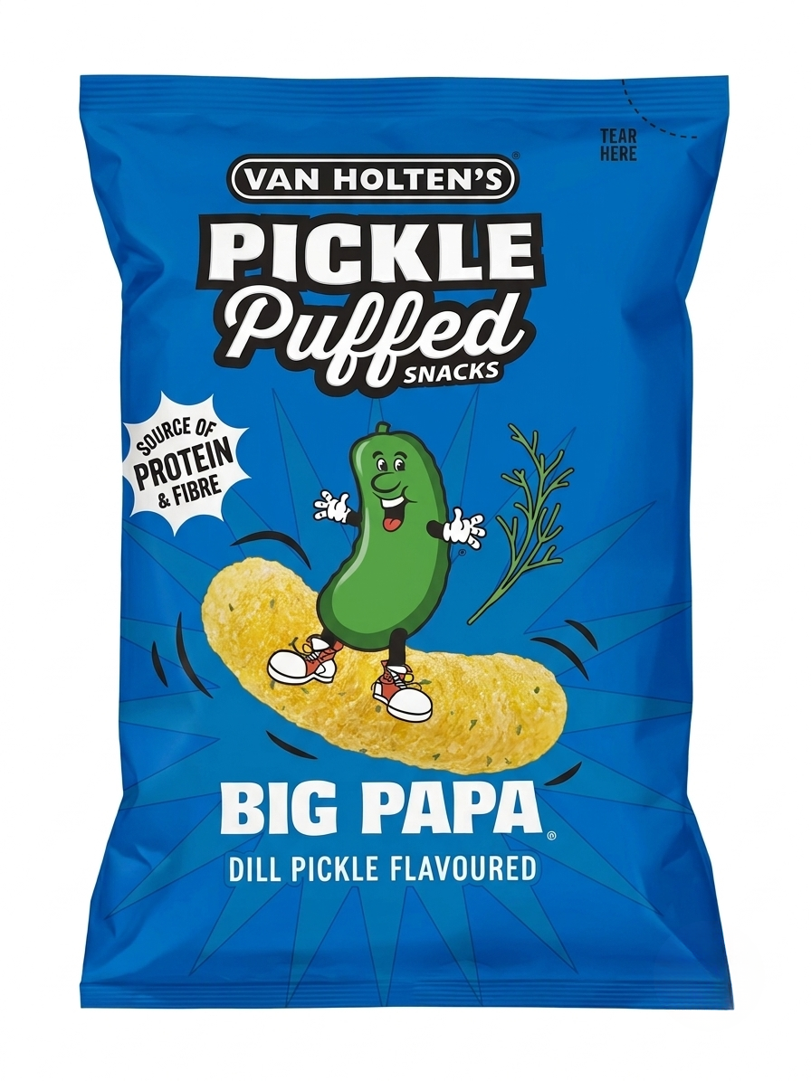 Van Holten's Pickle Puffed Snacks Big Papa 90g