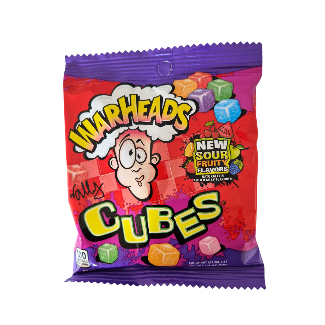 Warheads Bag Sour Chewy Cubes 99g