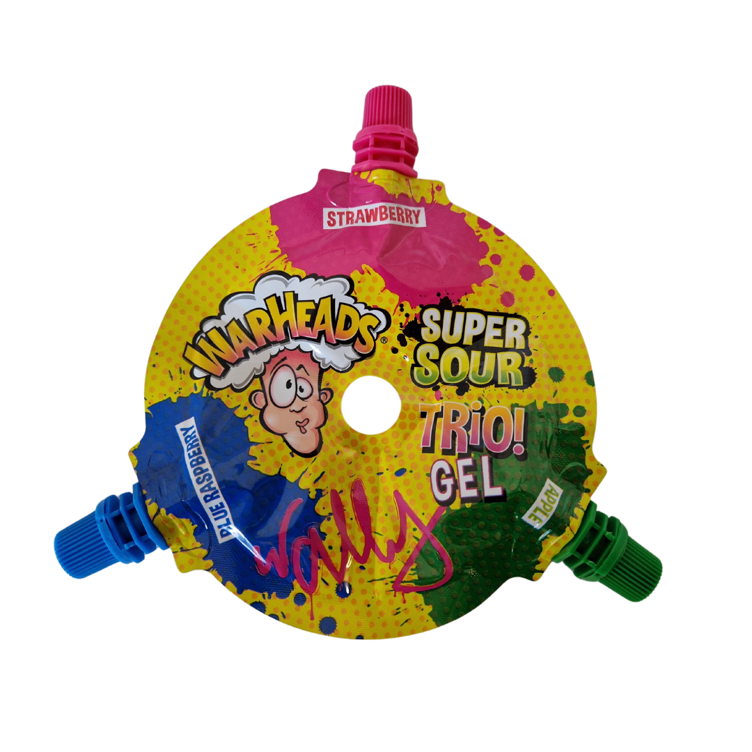 Warheads Sour Trio Gel Wheel 51 g
