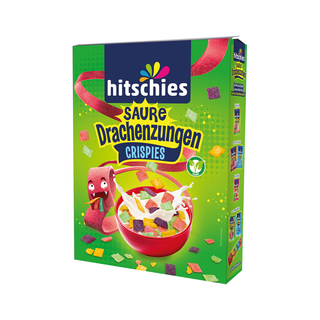 Hitschies CRISPIES Flakes Saure Drachenzungen 270g